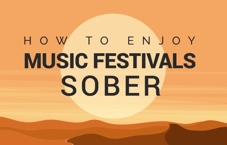 music festival sober